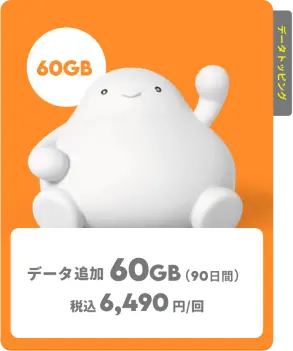 トッピング 60gb